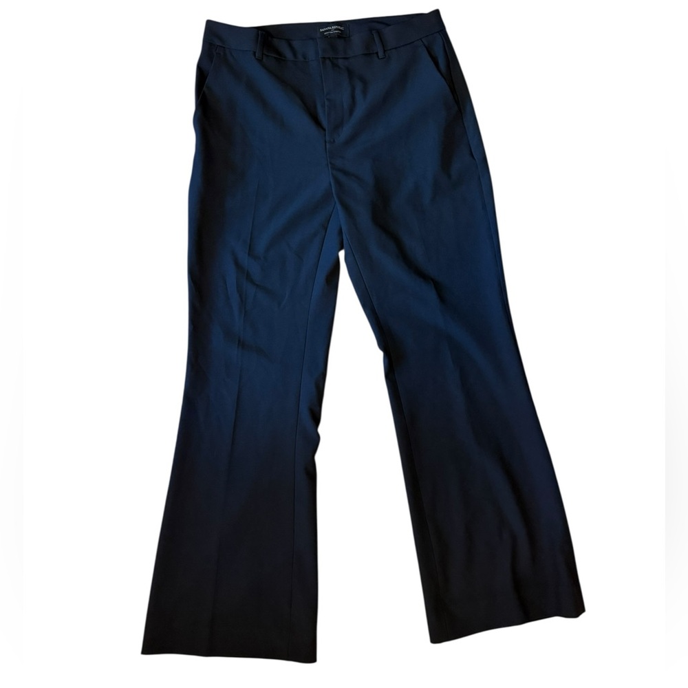 Banana Republic Factory Sculpted Stretch High Rise Bootcut Black Pant 10P
